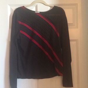 Sheer long sleeve J. Jill top.